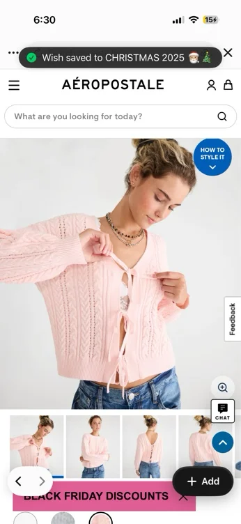 Cable Knit Reversible Tie Cardigan