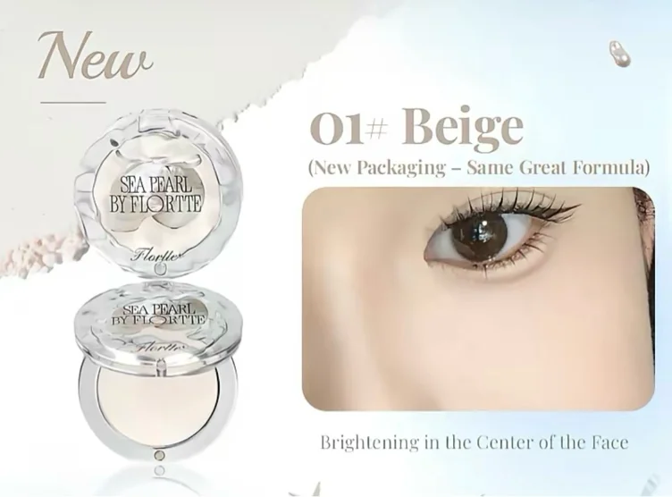 FLORTTE Glass Sea Collection Single-Colour Highlighter, Matt - TikTok Shop