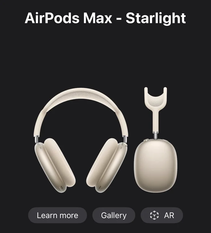 Apple - AirPods Max (USB-C) - Starlight