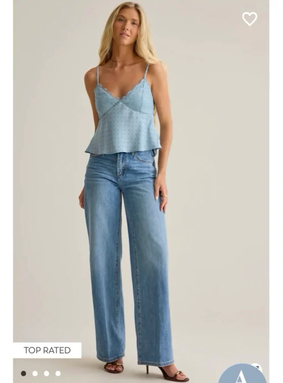Scarlet High Rise Straight Leg Jeans