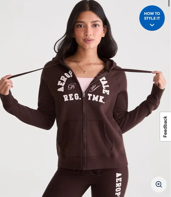 Aeropostale NY Full-Zip Hoodie