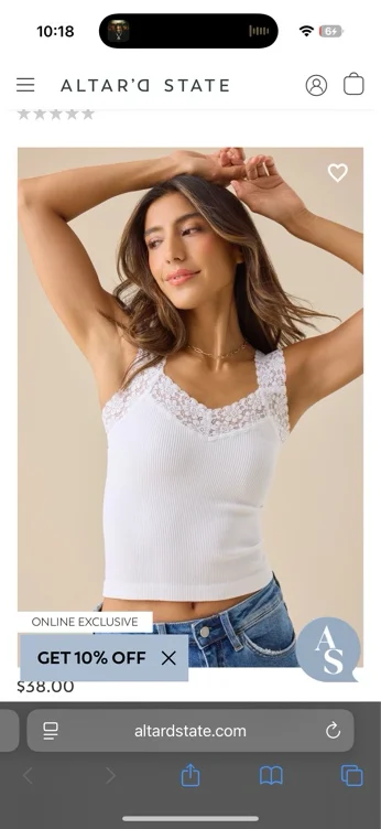 Natasha Lace Cami