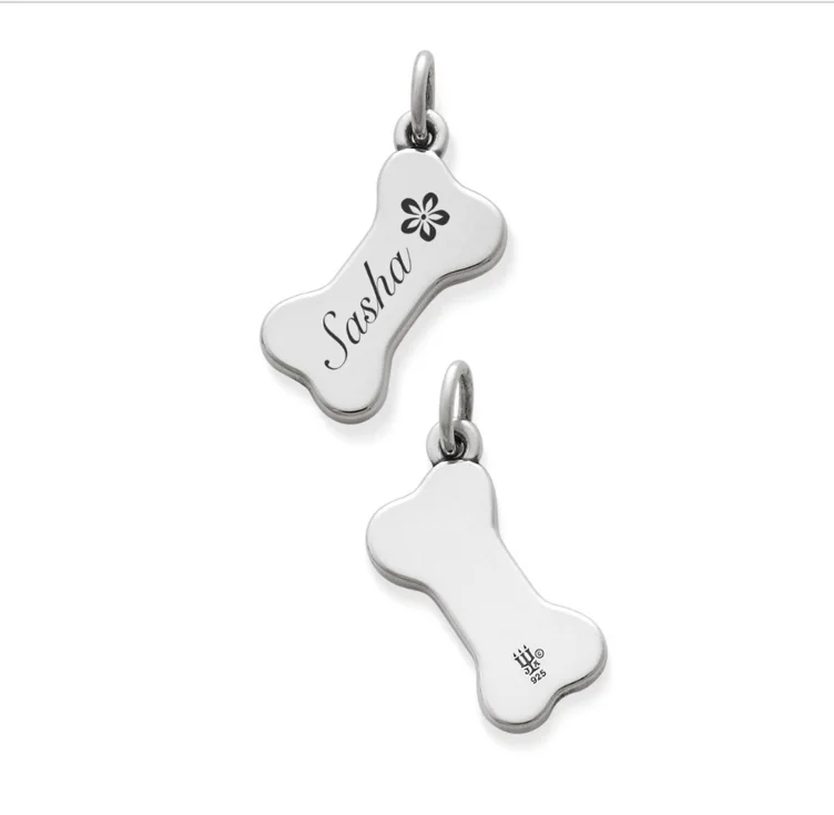 Engravable Dog Bone Charm