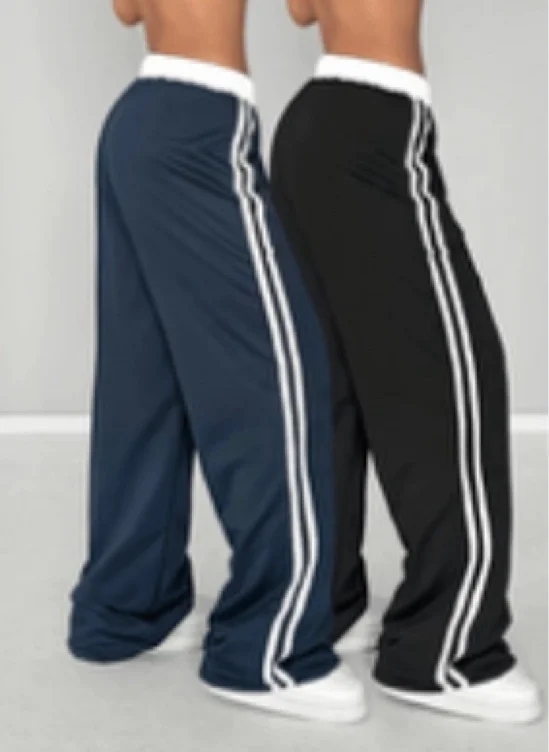 dp060588 womens pants set 2pcs combo high waisted solid - Temu