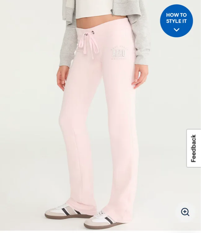 Aero West Coast Fit & Flare Sweatpants