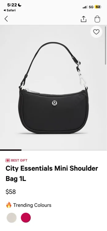 City Essentials Mini Shoulder Bag 1L - Light Ivory - ONE SIZE