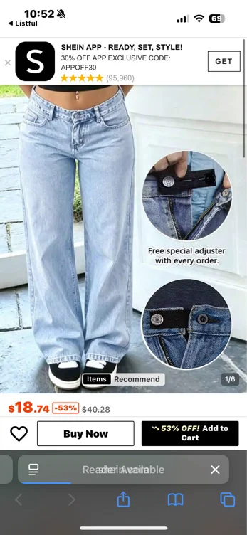 low rise jeans 