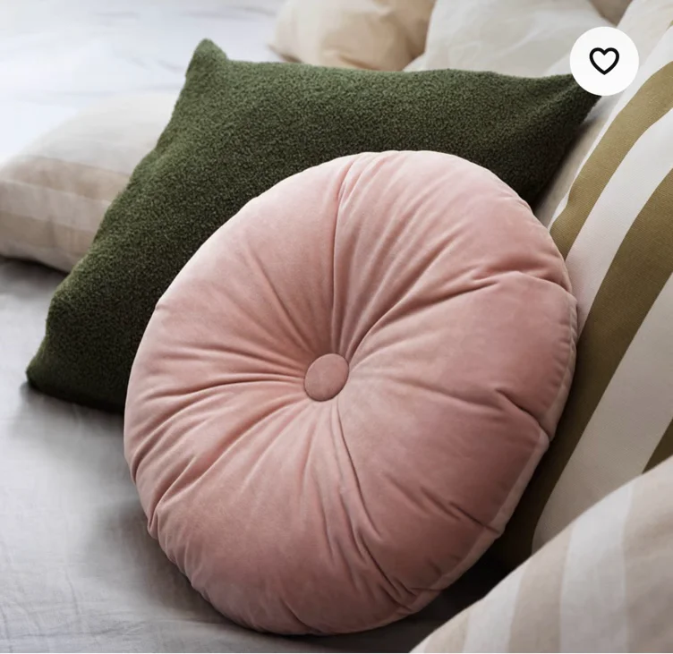 KRANSBORRE Cushion - light pink 16 "