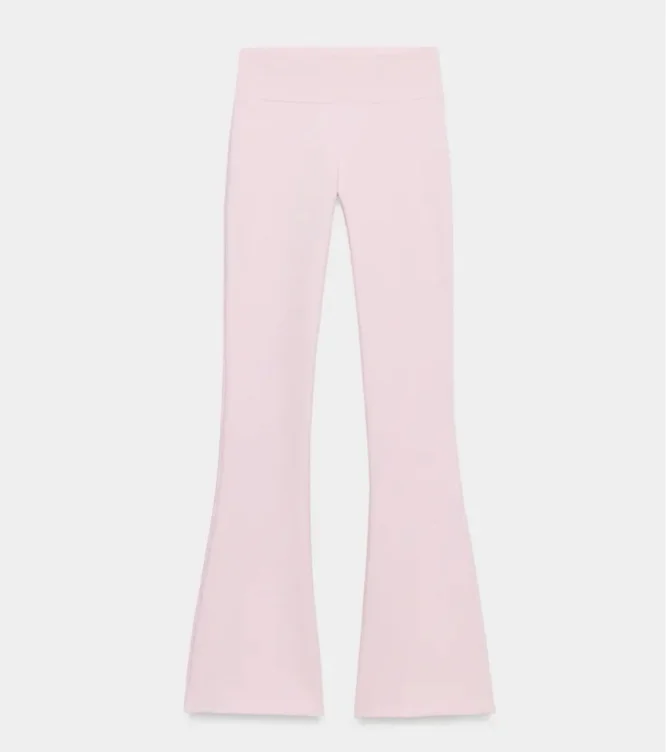 Zara Flare Sweatpants Pink S Woman
