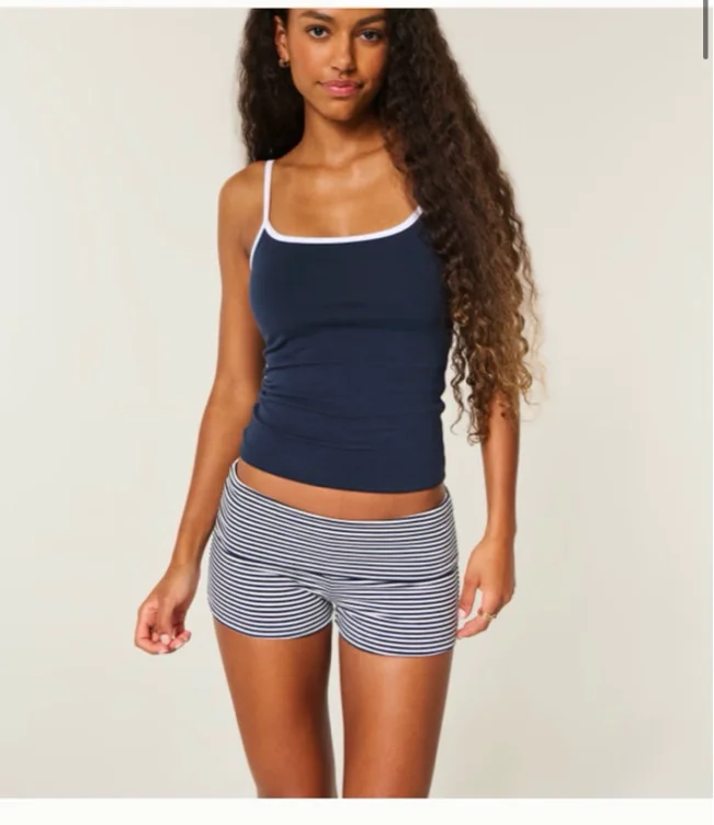 Hollister Callie Reversible Knit Shortie Shorts