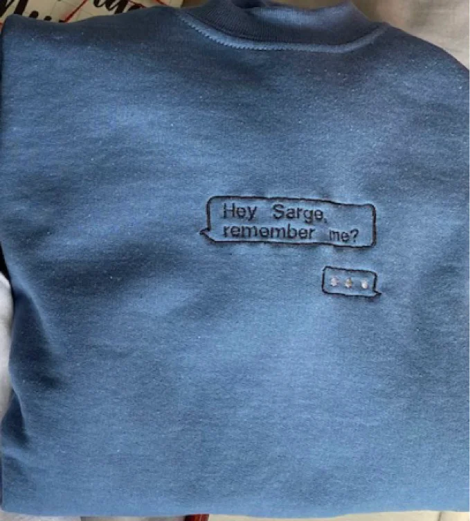 Hey Sarge Text