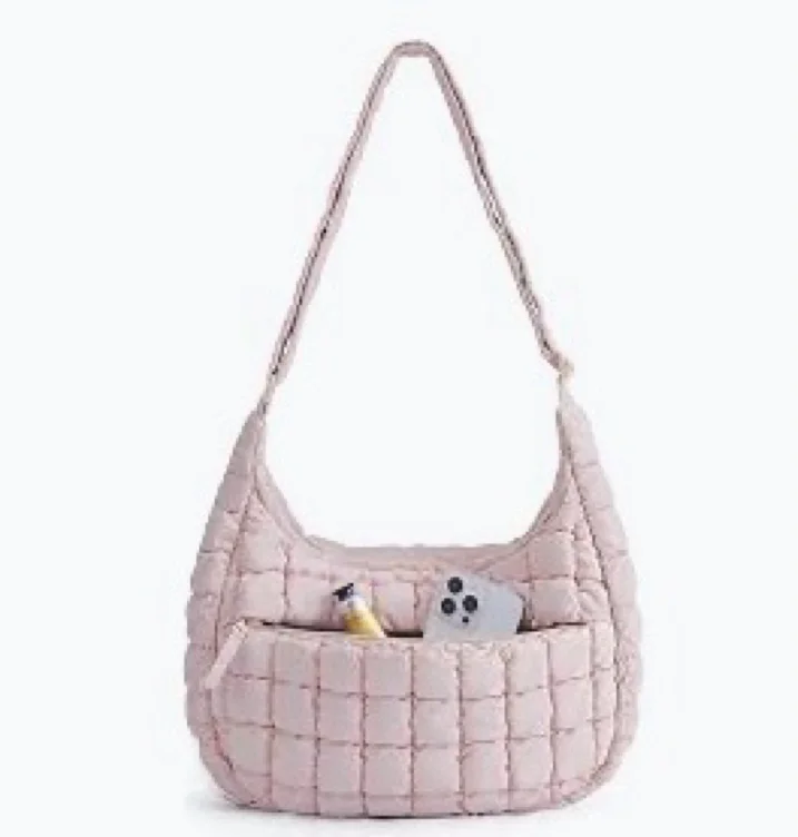 Amazon.com: BAGSMART Quilted Crossbody Bags for Women Lightweight Puffer Purse Shoulder Hobo Bag for Daily Use Travel Essentials : Clothing, Shoes & Jewelry