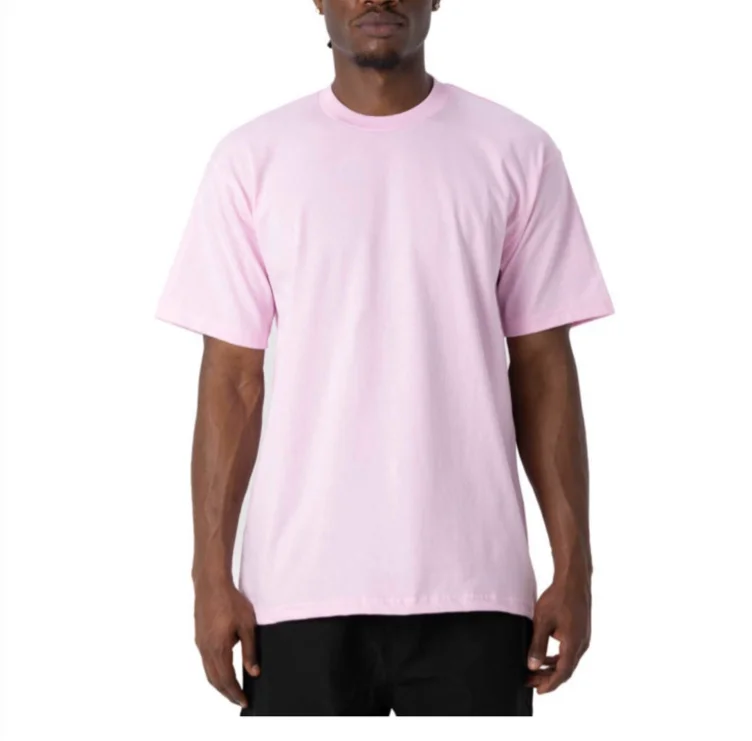 Heavyweight Cotton Short Sleeve Crew Neck T-Shirt