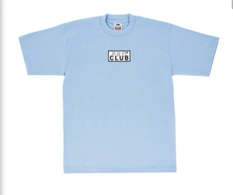 Heavyweight Short Sleeve Embroidered Box Logo Tee