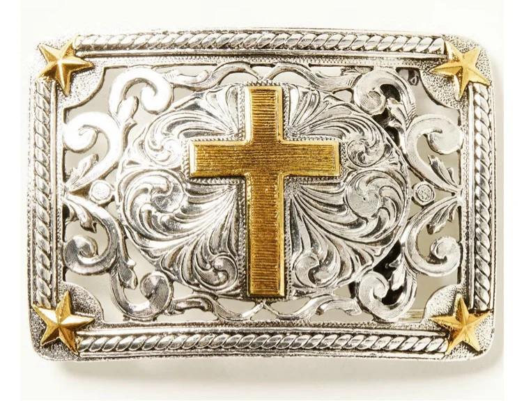 Cody James Men's Filigree Cross Belt Buckle | Boot Barn