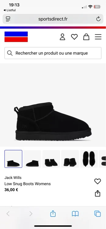 Jack Wills Low Snug Boots Womens