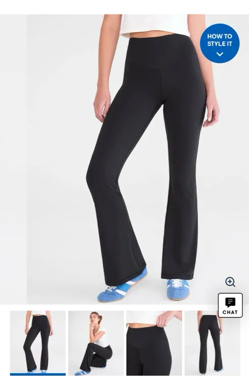 Buttery Soft High-Rise V-Front Flare Leggings