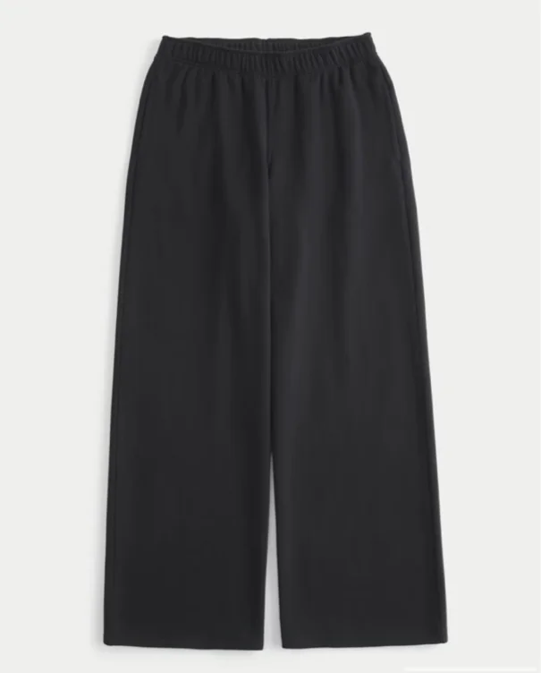 Wide-Leg Sweatpants