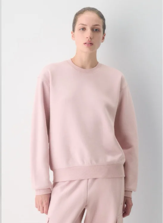 Cozy Sweatfleece Perfect Crew Sweatshirt