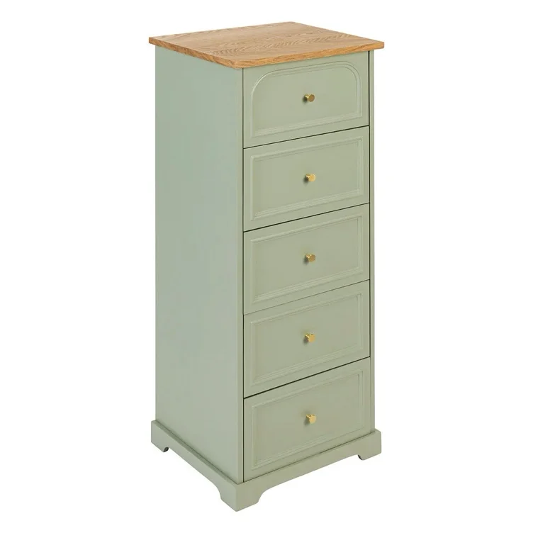 Cómoda Com 5 Gavetas Mohea Celadon