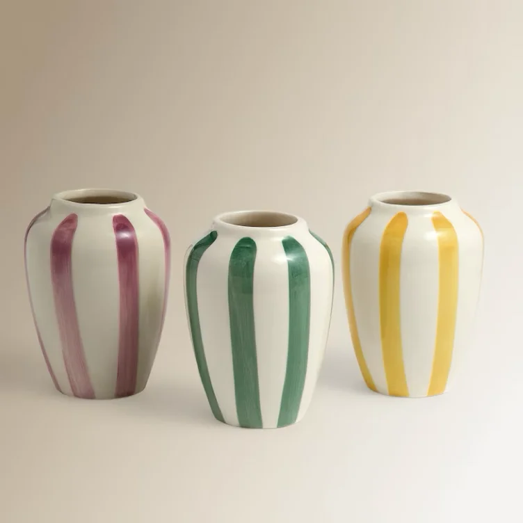  Jarro pintado a mão Jarra de Cerâmica Stripes · El Corte Inglés · El Corte Inglés