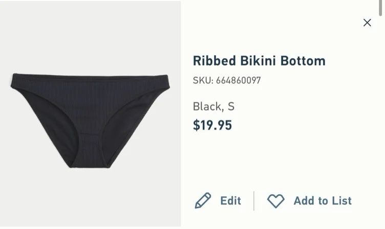Swimsuit bottom 