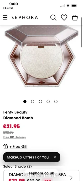 Fenty Beauty Diamond Bomb