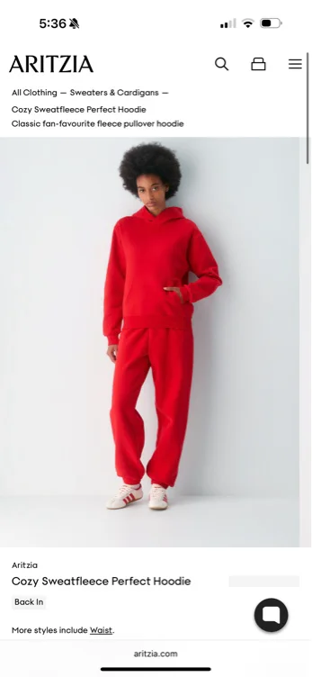 Cozy Sweatfleece Perfect Hoodie