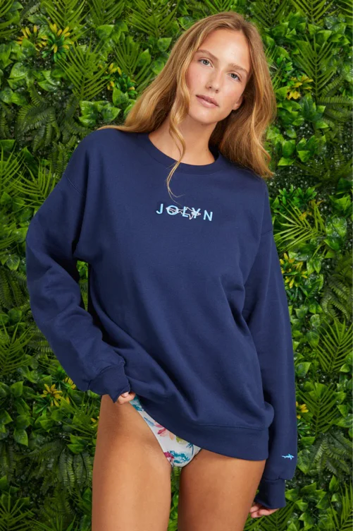 Roxanne Oversized Fleece Crewneck