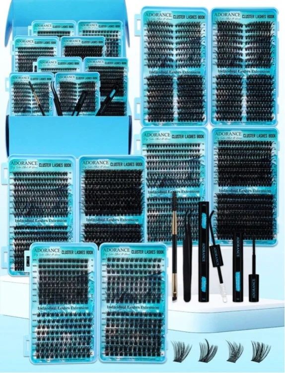 Cluster lashes book set