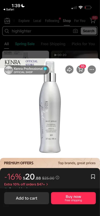 KENRA heat protector 