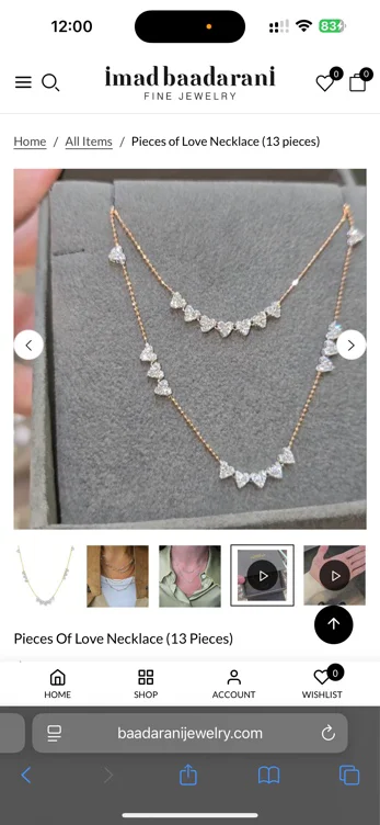 Pieces of Love Necklace (7 pieces)