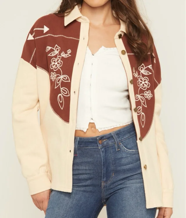 Blue B Women's Western Button-Down Shacket | Boot Barn