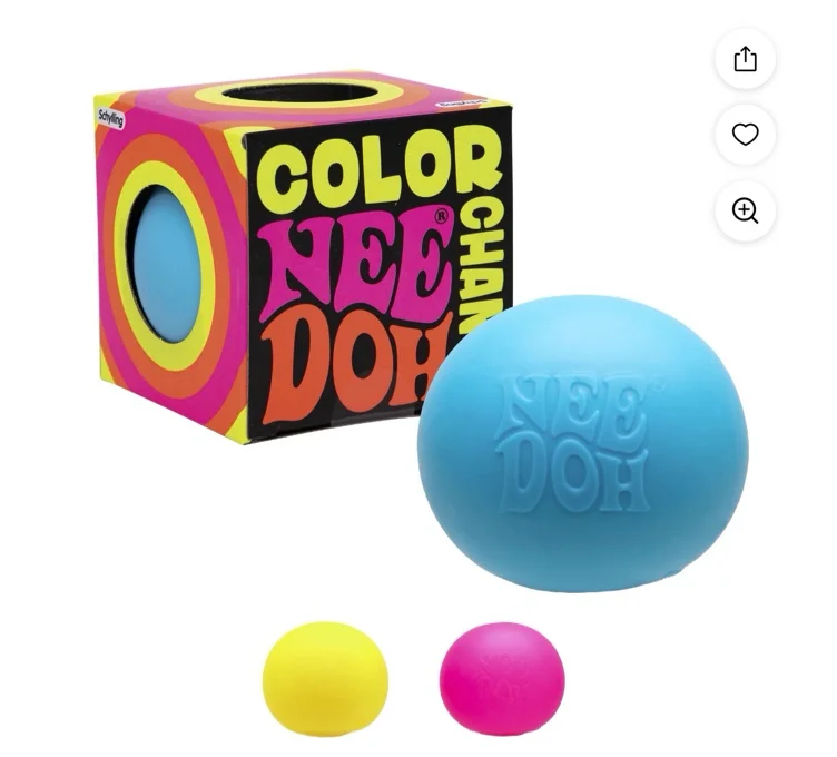 NeeDoh Color Change, Novelty Fidget Toy, Multiple Colors, Children Ages 3+