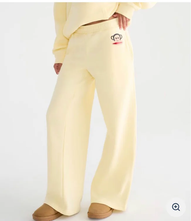 Paul Frank I Heart Julius High-Waisted Wide Leg Sweatpants
