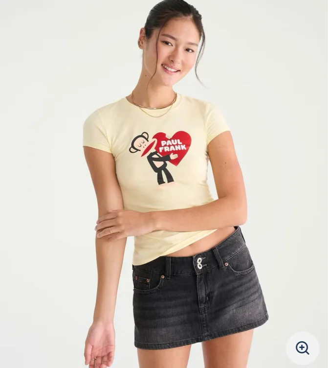 Paul Frank Julius Heart Graphic Baby Tee