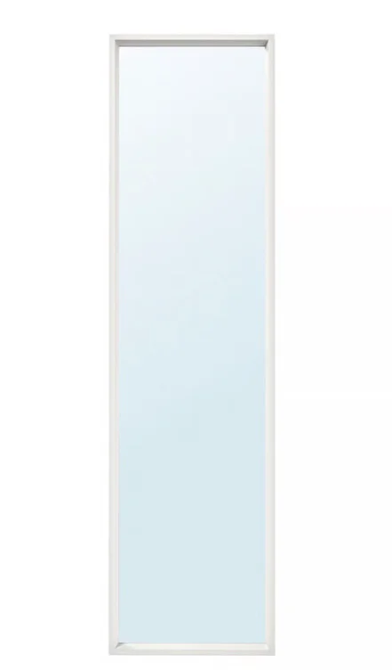 NISSEDAL Spiegel - weiß 40x150 cm