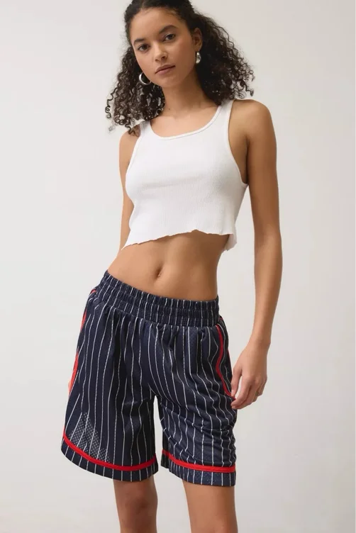 BDG Star Player Printed Mesh Athletic Shorts