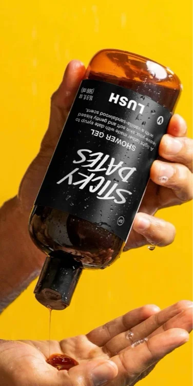 Sticky Dates shower gel