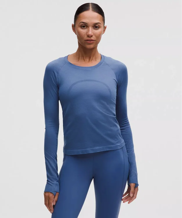 Swiftly Tech Long-Sleeve Shirt 2.0 *Waist Length - True Navy/True Navy - 0