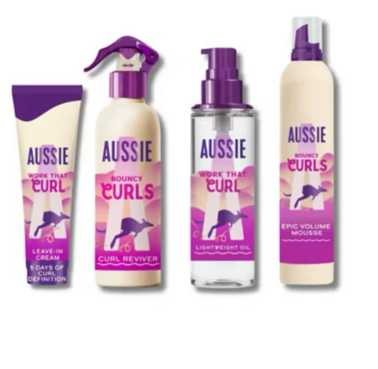 Aussie Curls Hair Oil, Leave on treatment, Mousse, Curl Revivor Bundle - Boots