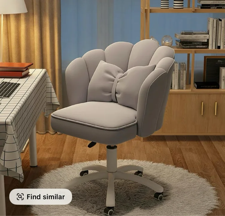 【Black Friday】Petal Chair Vanity Office Chair Cute Petal Des | Black Friday Sale TikTok Shop