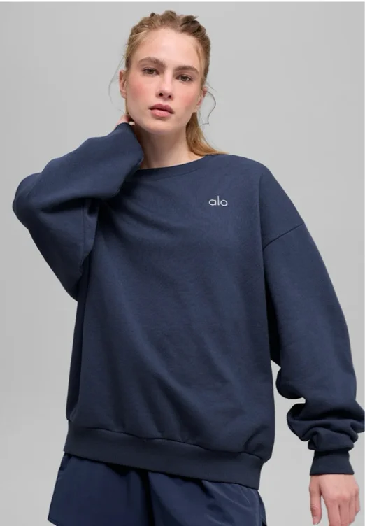Accolade Crew Neck Pullover - Navy Small