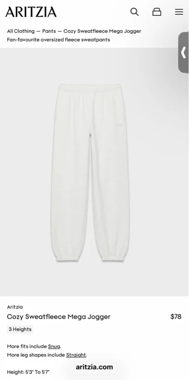 Cozy Sweatfleece Mega Jogger