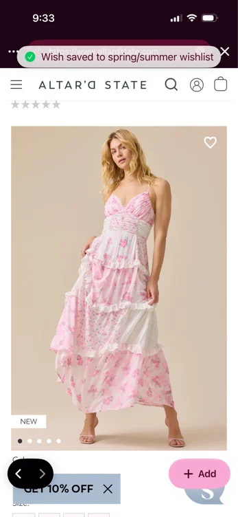 Adernlia Floral Maxi Dress