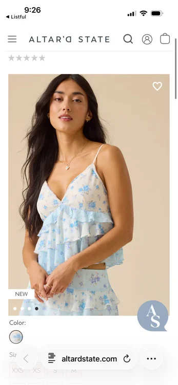 Gabrielle Ditsy Floral Tank