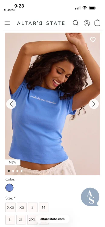 Make Heaven Crowded Baby Tee
