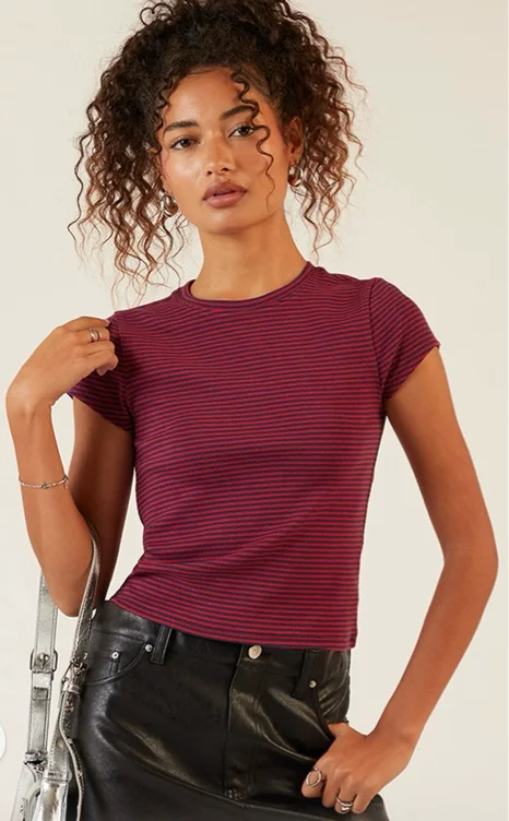 Pansy T-Shirt (Stripe)