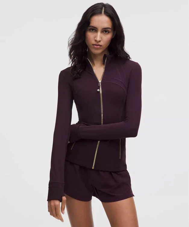 Define Jacket *Nulu - Black Plum/Gold