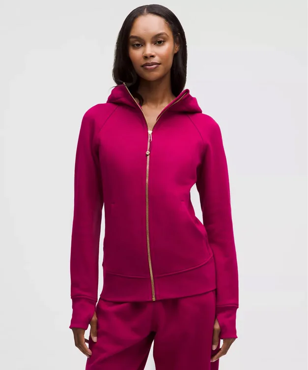 Scuba Full-Zip Hoodie - Berry Rumble